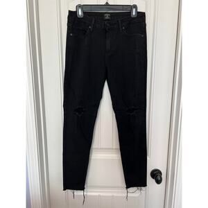 Just Black - Distressed Black Jeans - Size 29